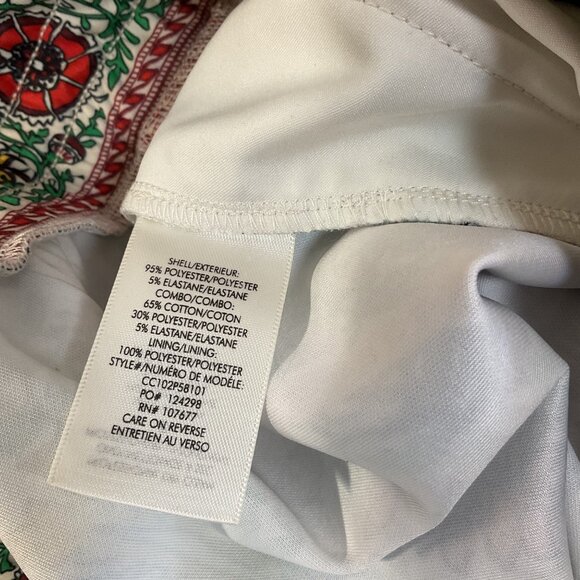 Alice + Olivia Floral Jogger Pants Drawstring Sz S Flower Pot Boho Bloomcore - Picture 6 of 6